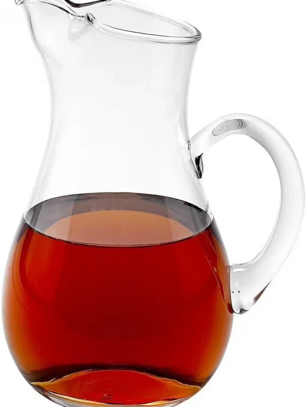 Badash Zeus Crystal Glass Water Beverage Pitcher, 36 oz